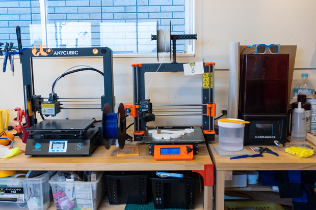 左から、Anycubic「Anycubic Mega-S」、Prusa Research「Original Prusa i3 MK3S+」、ELEGOO「ELEGOO MARS 2 PRO」